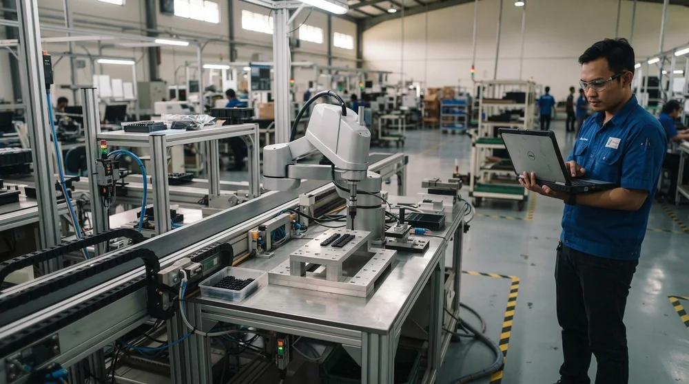 Menentukan posisi robot